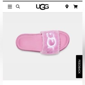 UGG PINK SLIDES